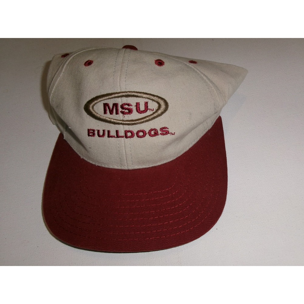 MISSISSIPPI STATE BULLDOGS BEACH GOLF SNAPBACK Y2K 00S HAT CAP VINTAGE S1